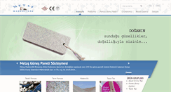 Desktop Screenshot of metaspumice.com.tr