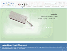 Tablet Screenshot of metaspumice.com.tr